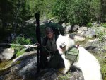 Kozak och jag på vandring i Norge